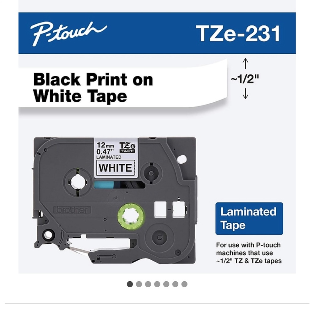 Brother Genuine P-touch TZe-231